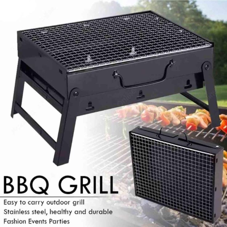 BBQ Grill Table, Portable Foldable BBQ Grills